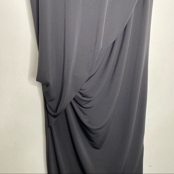 Hobbs London Chelsea black cap sleeve dress - Picture 6 of 8